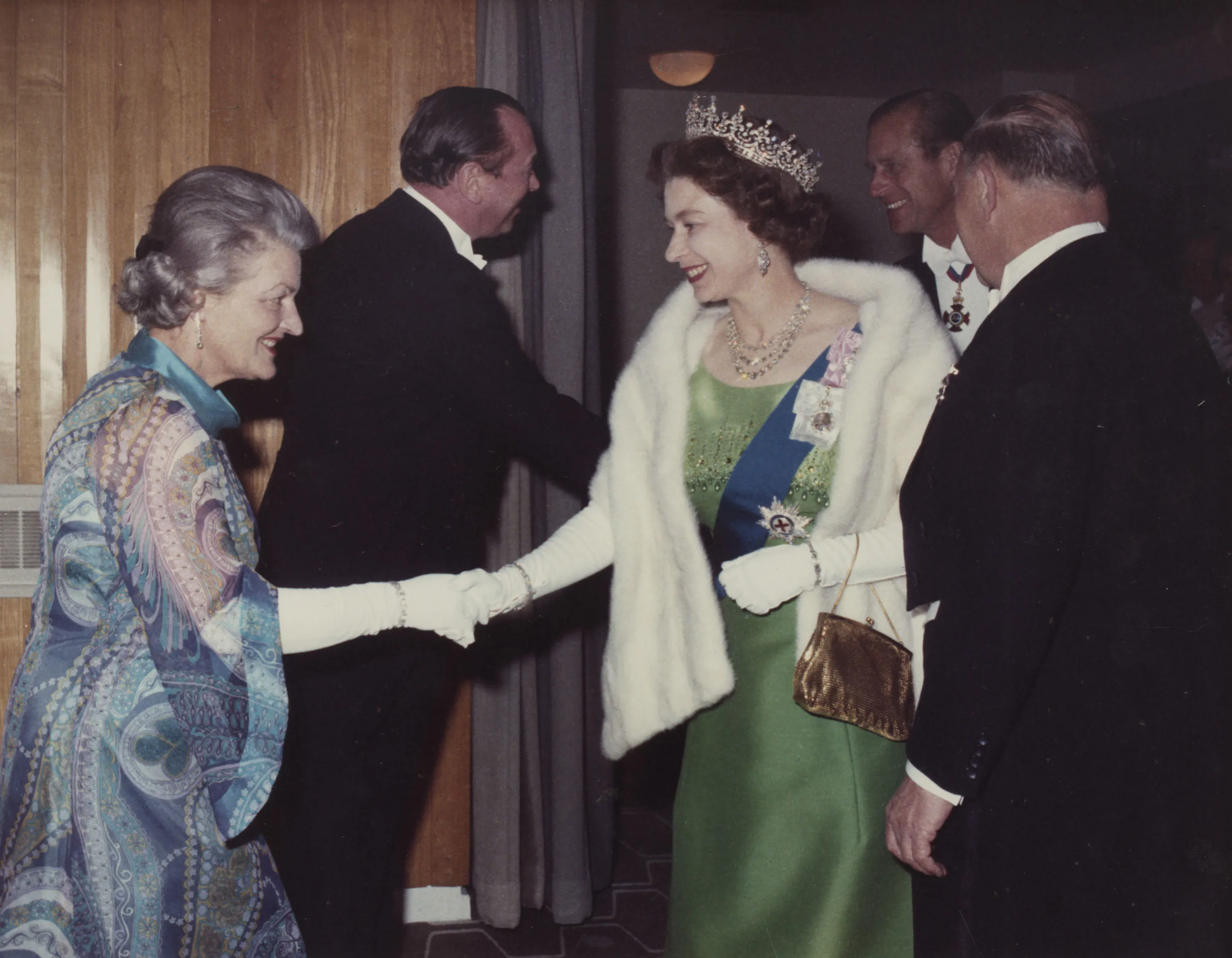 HM The Queen in 1971 during the IEE Centenary celebrations at the Royal Festival Hall