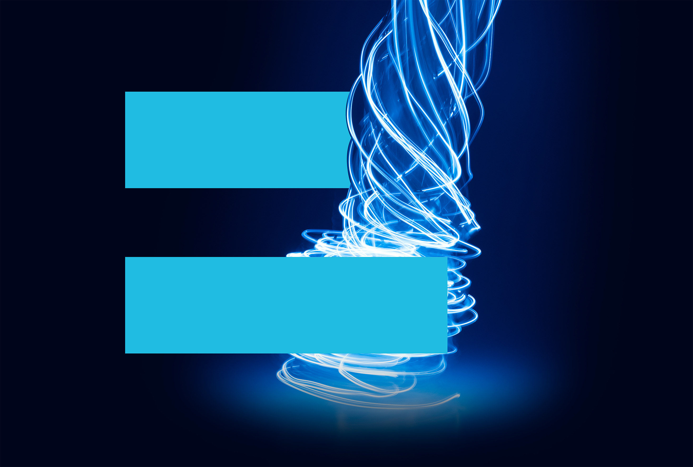 Concept tornado with equal sign