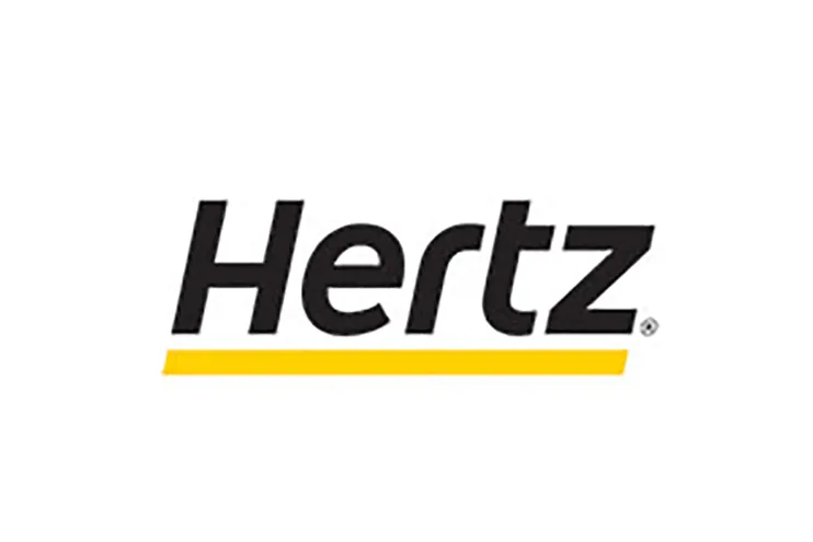 Hertz logo for Member Rewards landing page