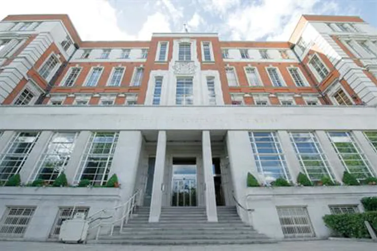 View of the front of IET Savoy Place, London