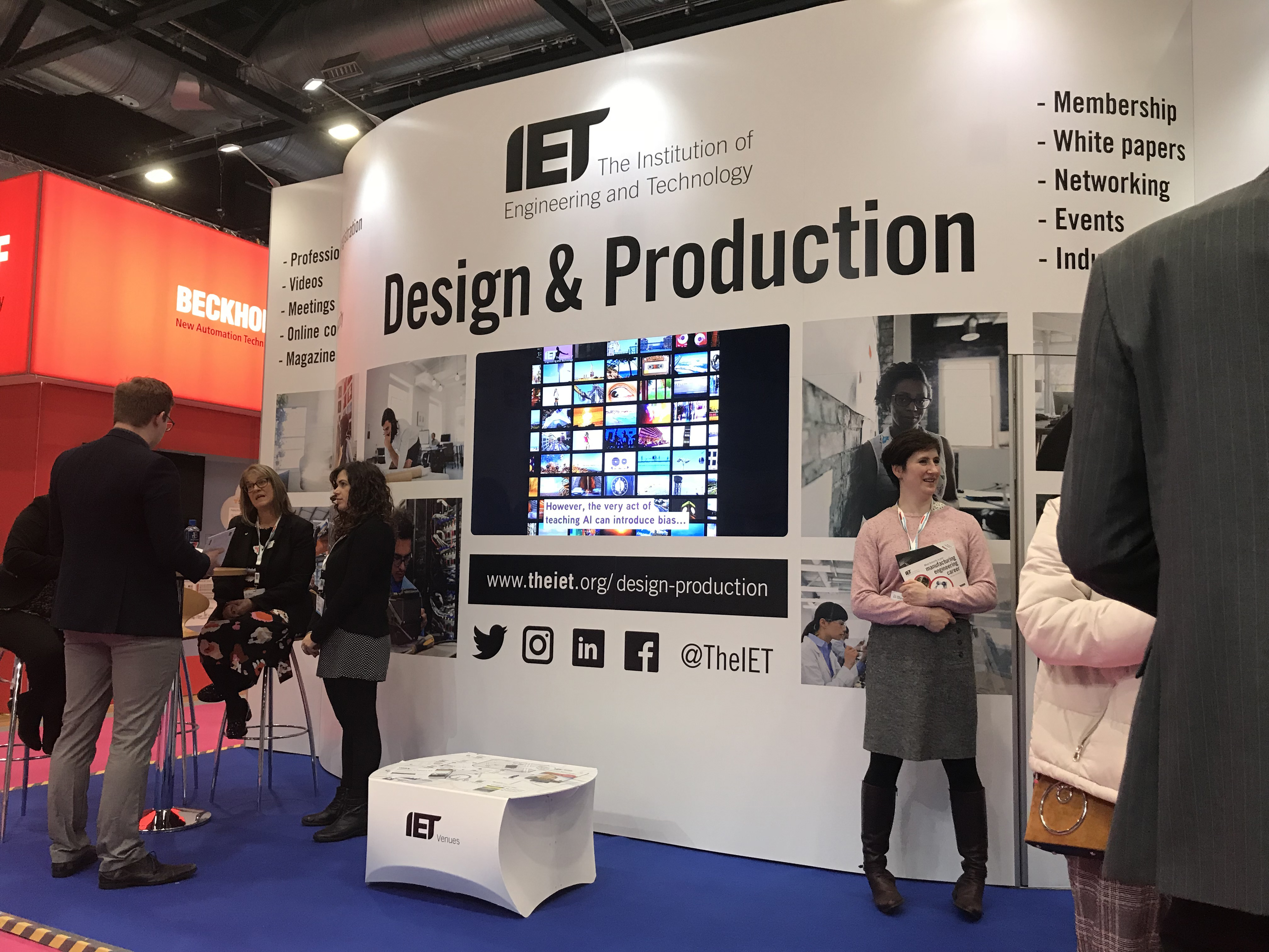 IET stand at Digital Manufacturing Week 2018