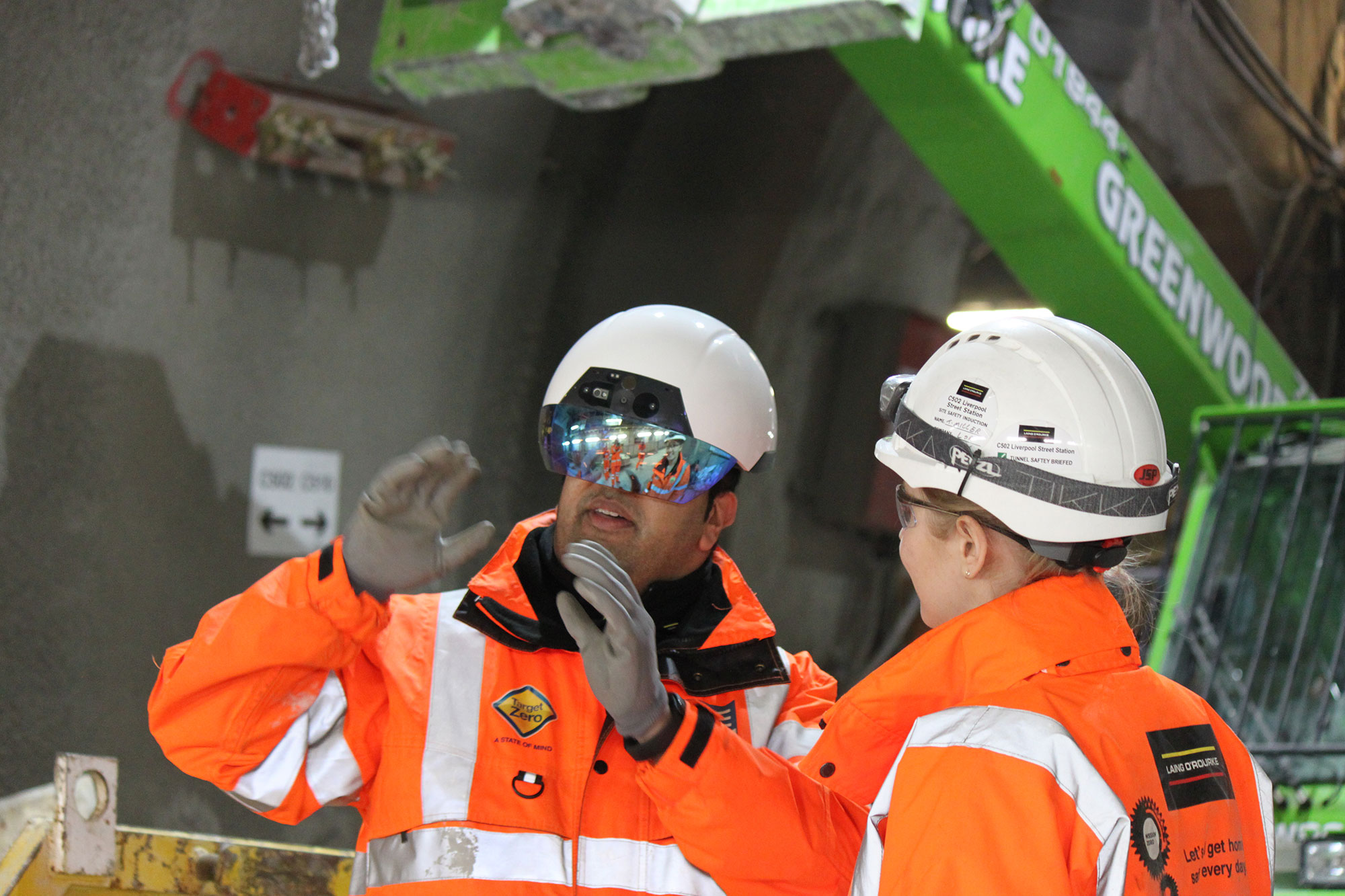 Picture: The Augmented Worker, a Sublime project with Crossrail for Innovate UK)