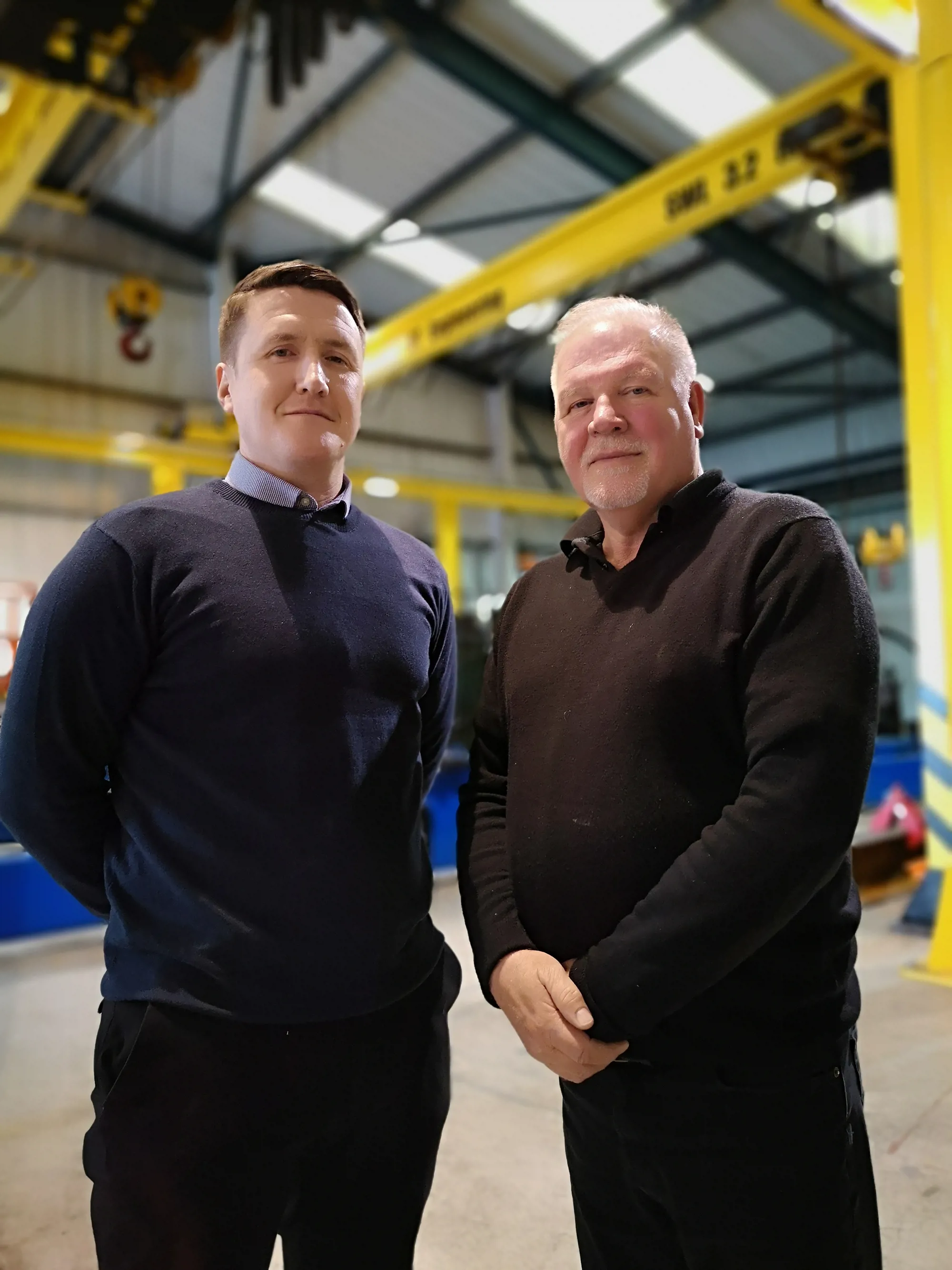 DT Engineering’s Operations Director, Gerry Weston and MD Tom Coyle welcome Made Smarter investment.
