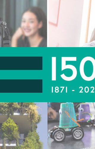 IET 150 banner header