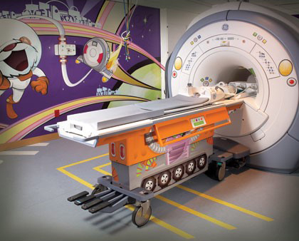 Image of a kids MRI scanner