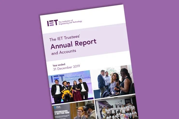 2019 IET Annual Report cover image