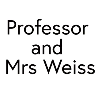 Professor and Mrs Weiss