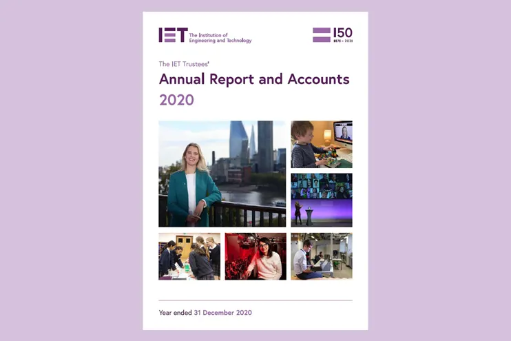 2020 IET Annual Report Cover Image