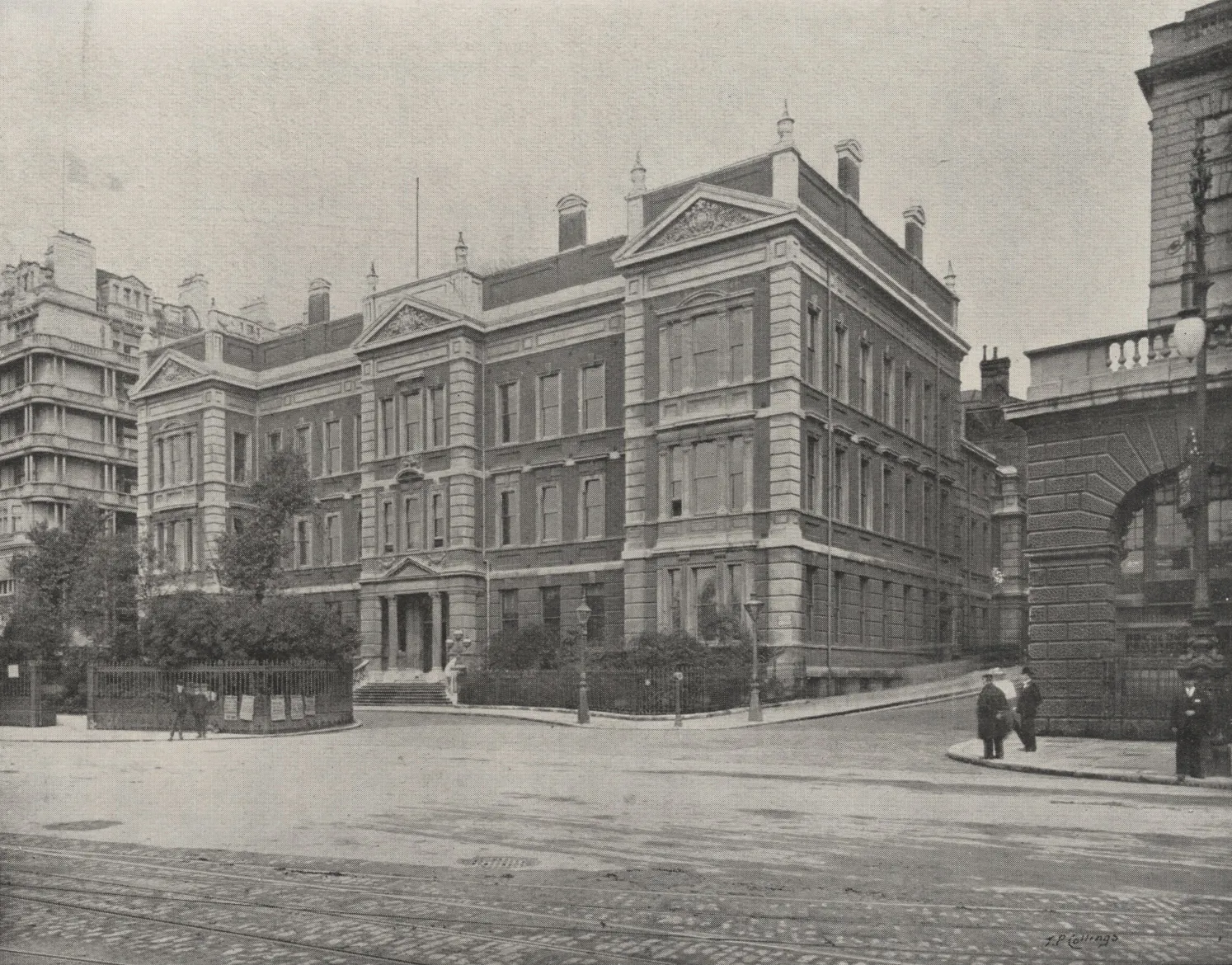 Photograph of Savoy Place 1908