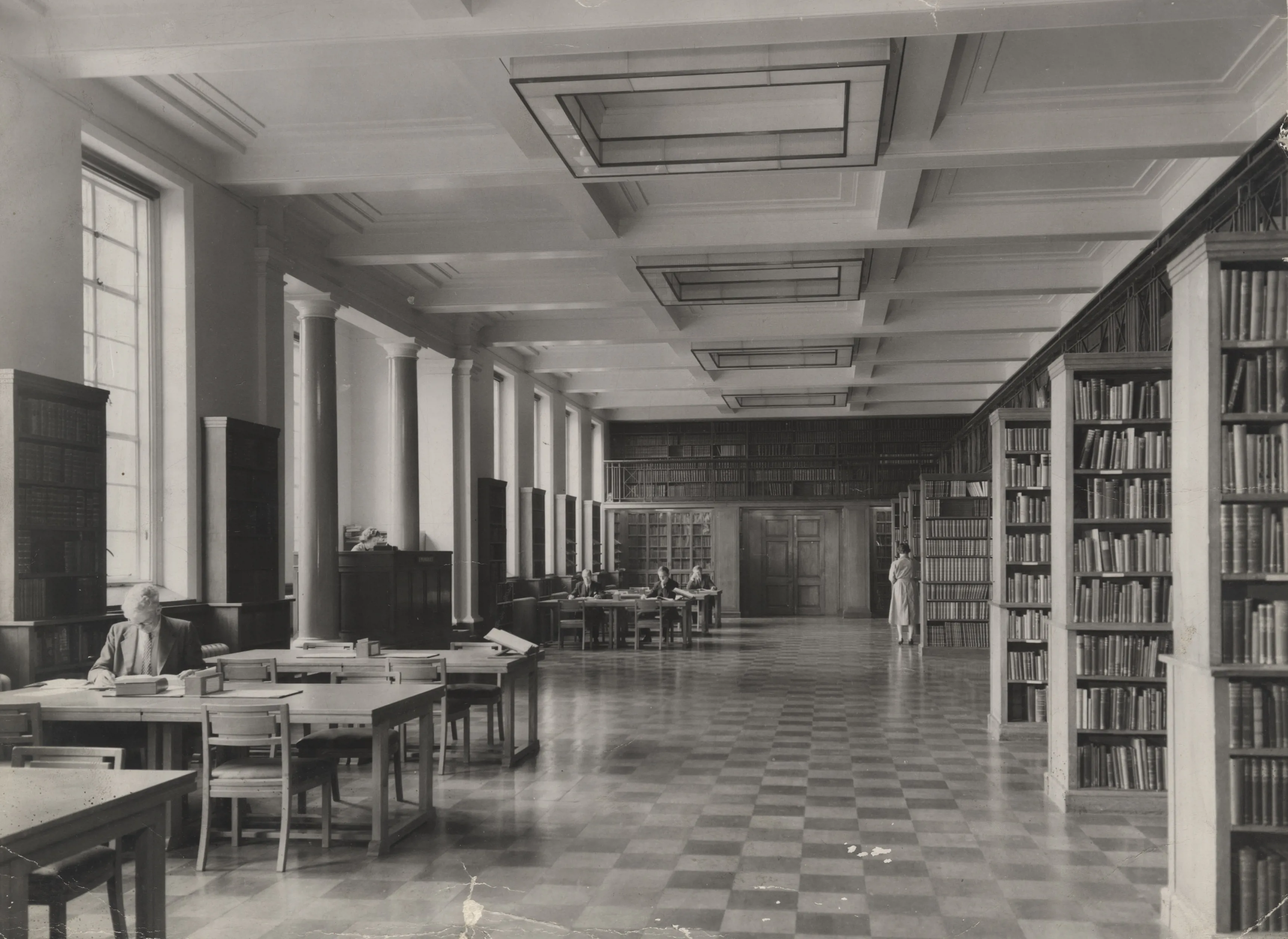 The Library in Savoy Place 1958