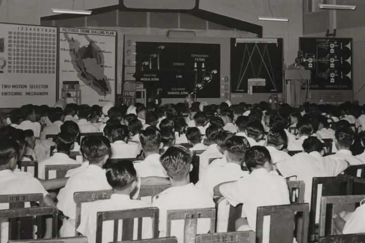 First overseas Faraday Lecture 1956