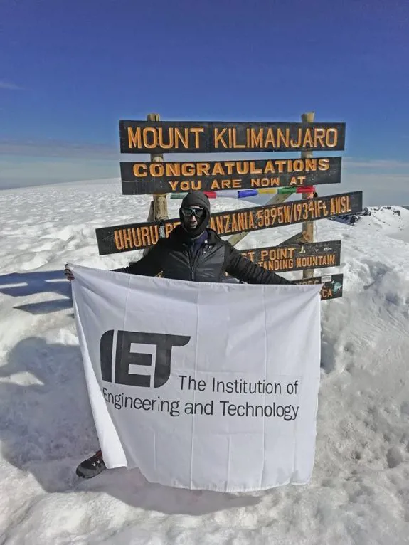 IET Mauritius Network : atop Mount Kilimanjaro