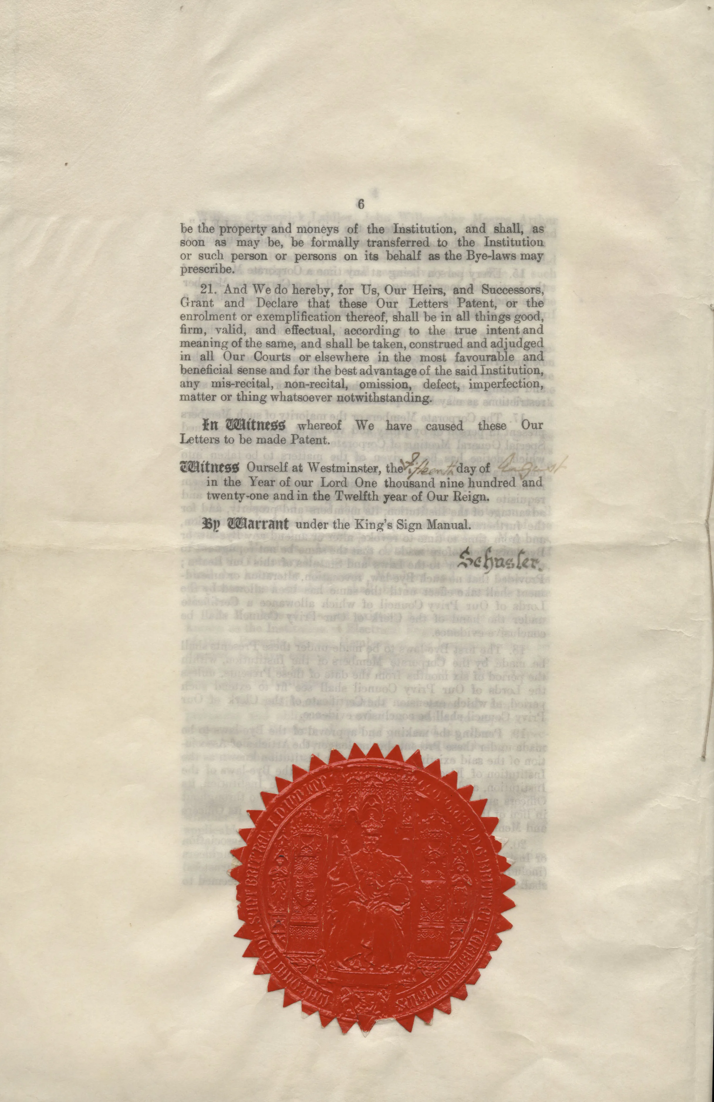A history of our Charter