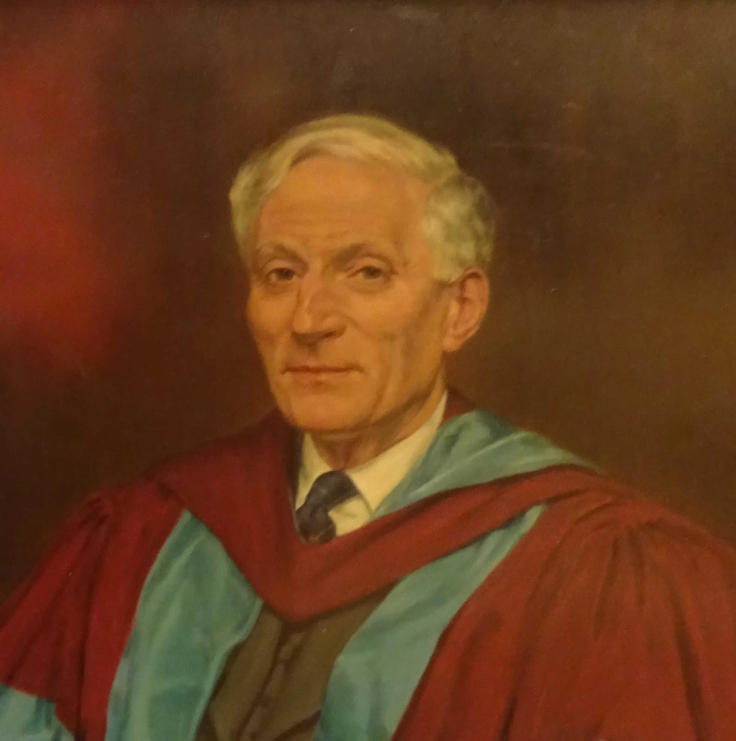 Portrait of Sir Eric Zepler, IERE President 1959 and founder of the Department of Electronics, Telecommunications and Radio Engineering at the University of Southampton ref. OPC/2/73