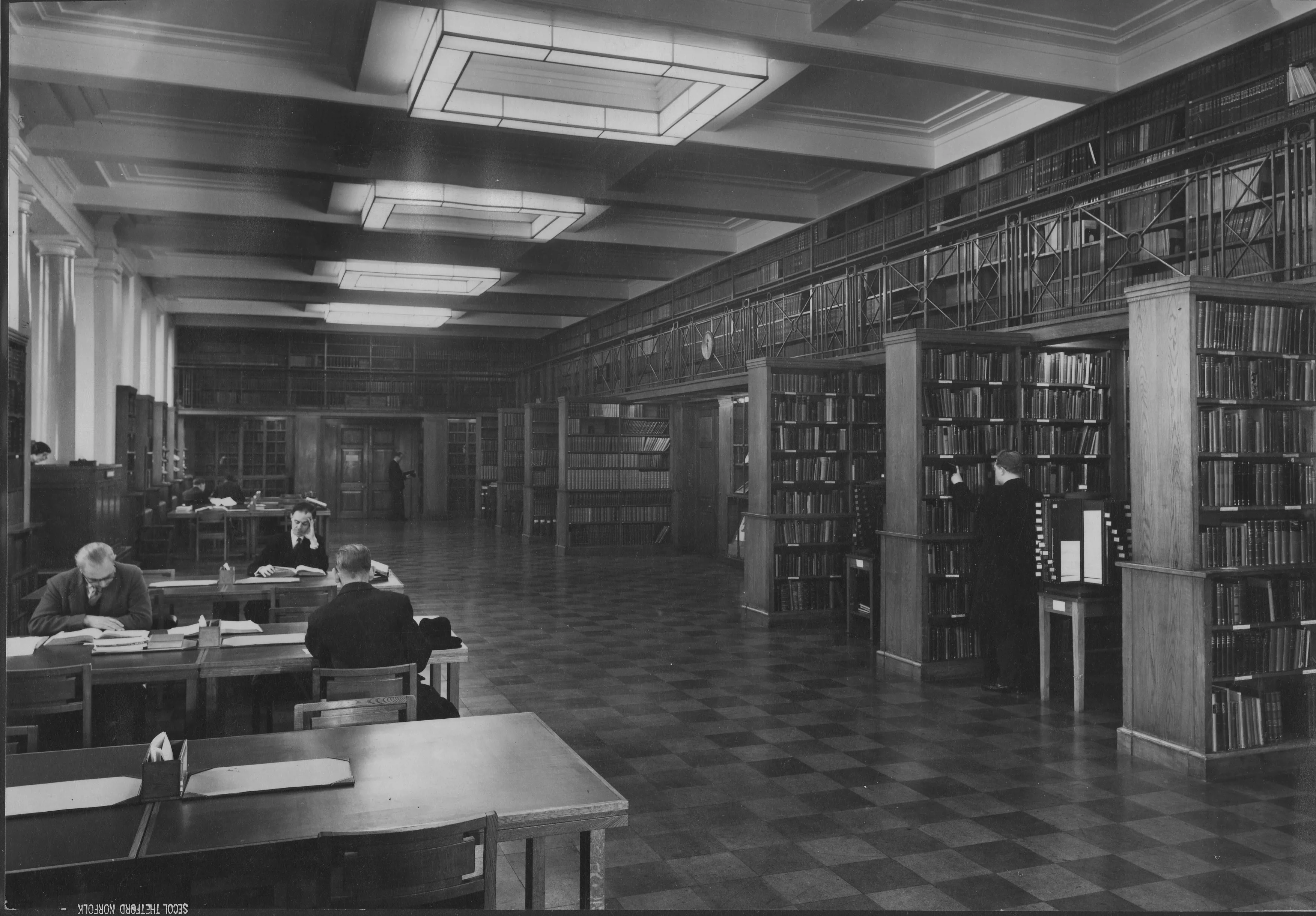 The IEE Library reading room c 1950 ref. Image 1_3_0062