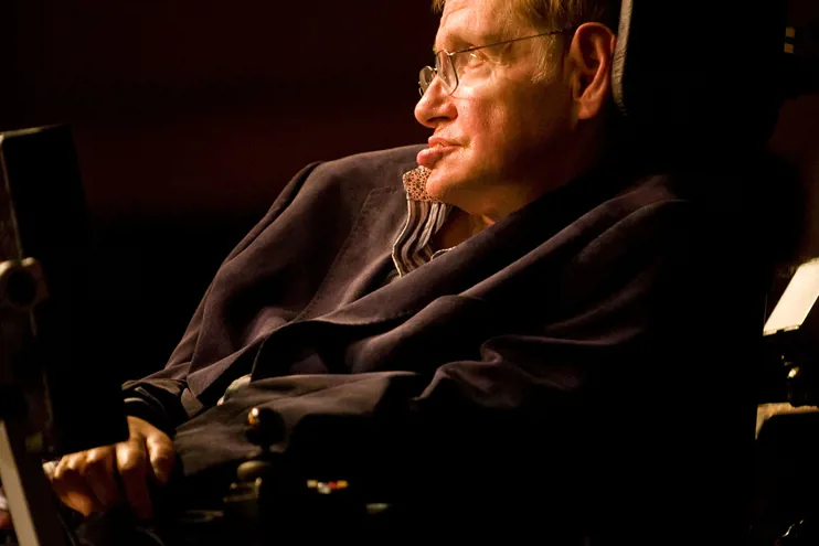 Stephen Hawking - Image courtesy of Alamy
