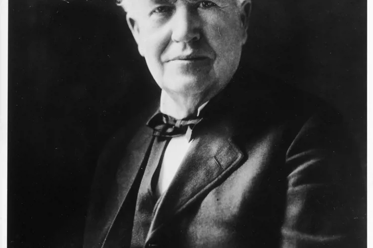 Thomas Edison - Image courtesy of IET Archives